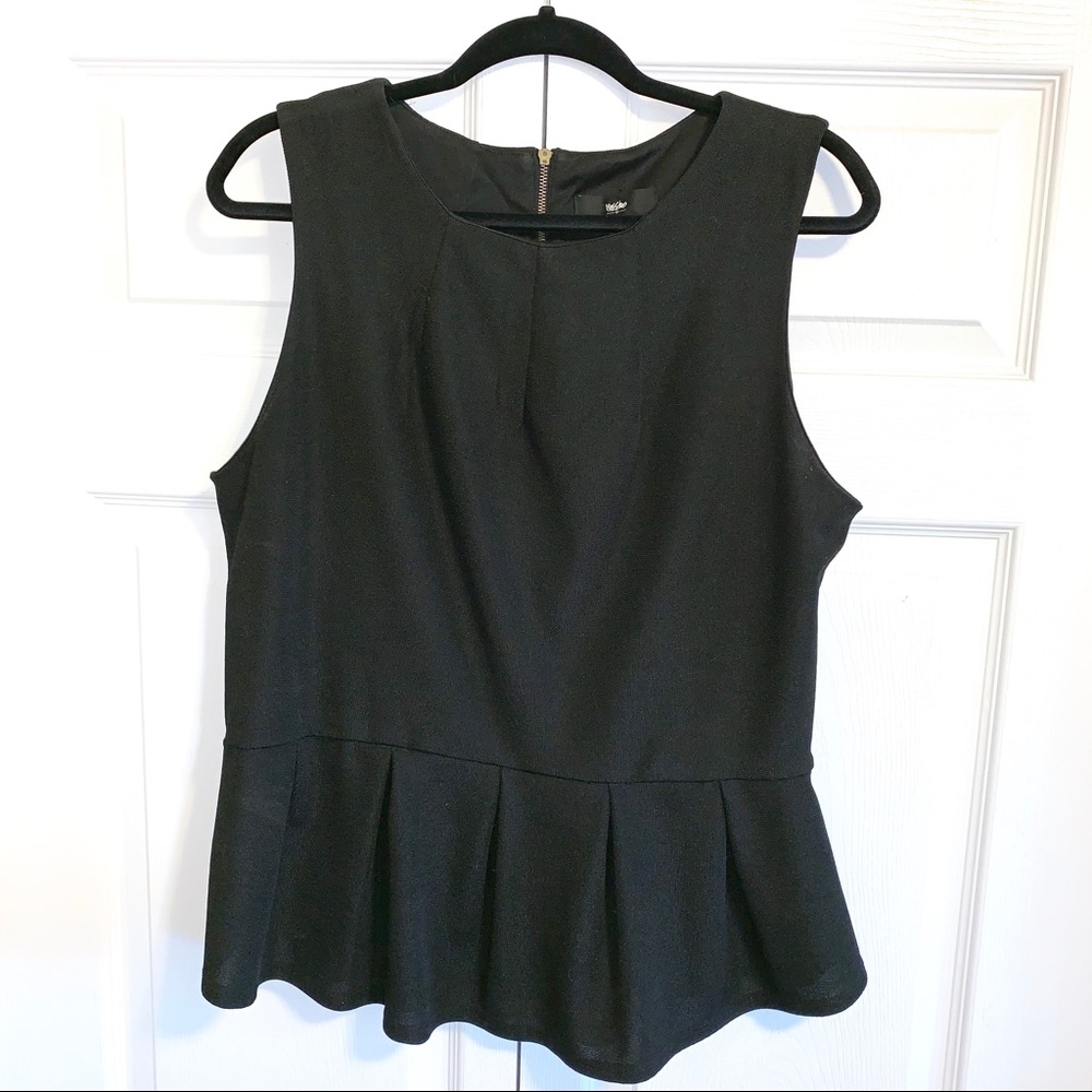 Mossimo Peplum Sleeveless Top
